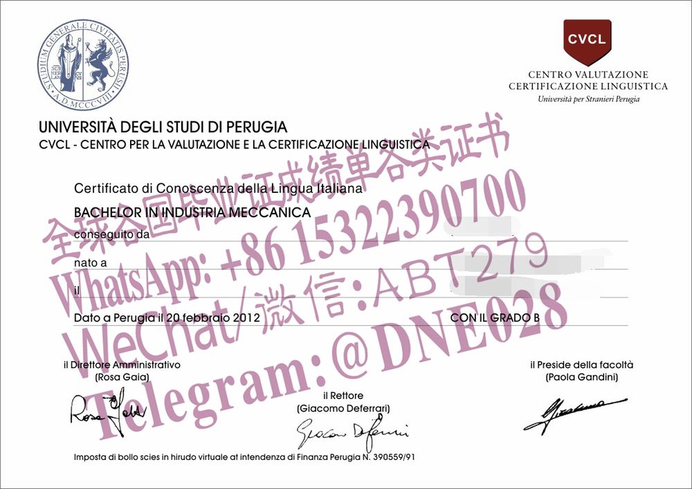 购买假意大利佩鲁贾大学文凭多少钱