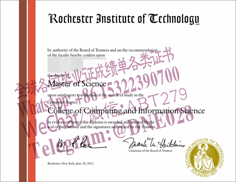 购买假美国罗彻斯特理工学院毕业证多少钱