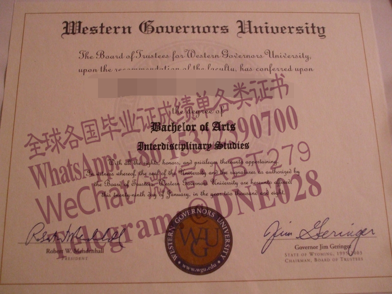 购买假美国西部州长大学毕业证多少钱